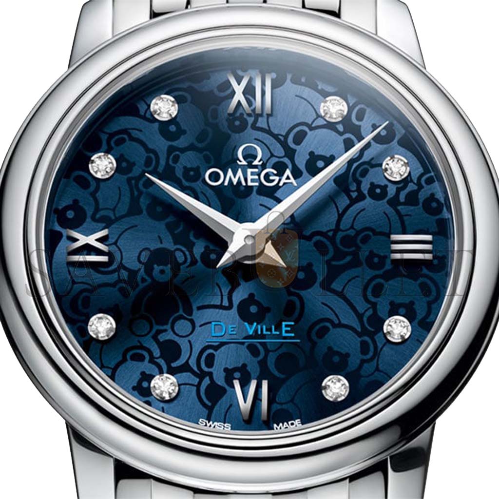 OMEGA DE VILLE PRESTIGE ORBIS BLUE 40MM WATCH 424.10.40.20.03.003